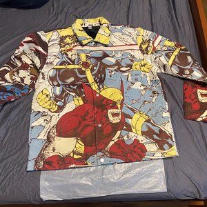X-Men Kith Tapestry Coach Jacket Marvel Comics Large NWT New With Tags Large